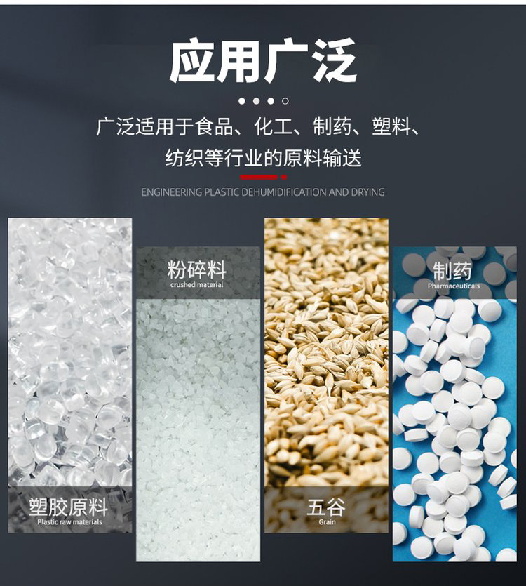真空上料机应用范围