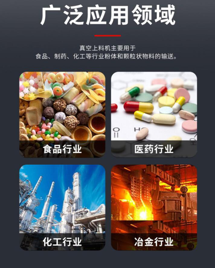 真空上料机应用领域