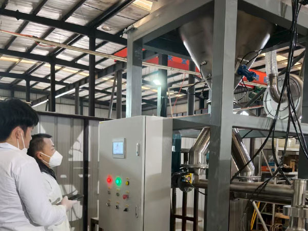 高卓上料输送用户现场