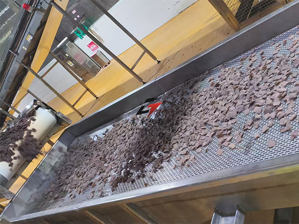 食品企业直线筛使用现场